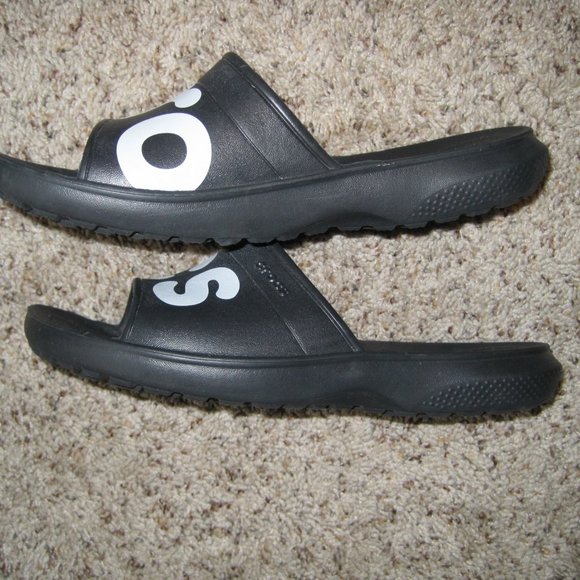 Crocs iconic comfort slides sz 7 - Picture 7 of 8